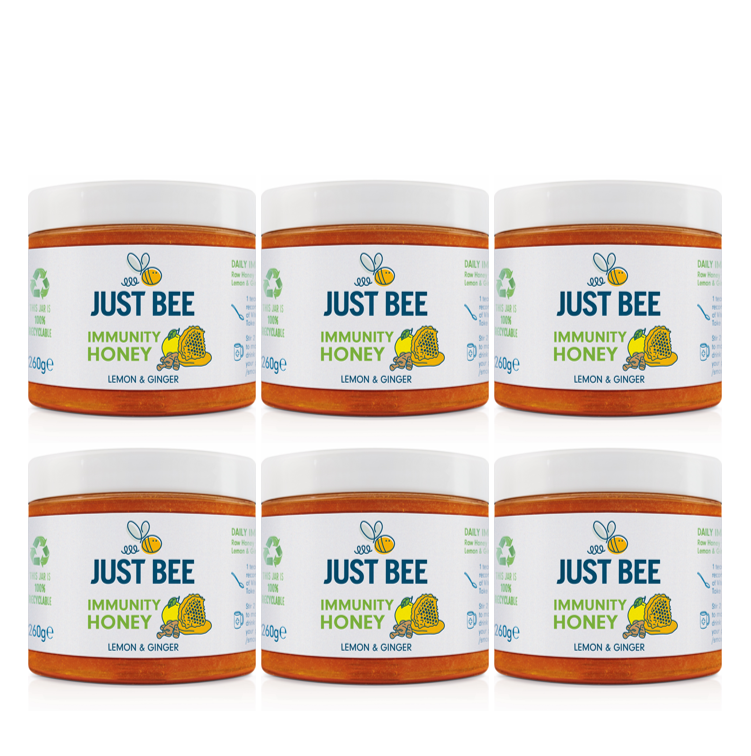Lemon & Ginger Immunity Honey Bulk Pack (6 x 260g)