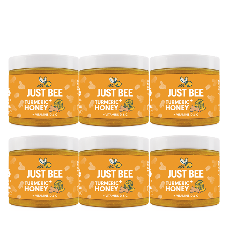 Turmeric+ Honey with Turmeric, Vitamins D & C Bulkpack (6x260g)
