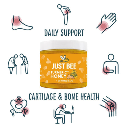 Turmeric+ Honey with Turmeric Extract, Vitamins D & C (260g)