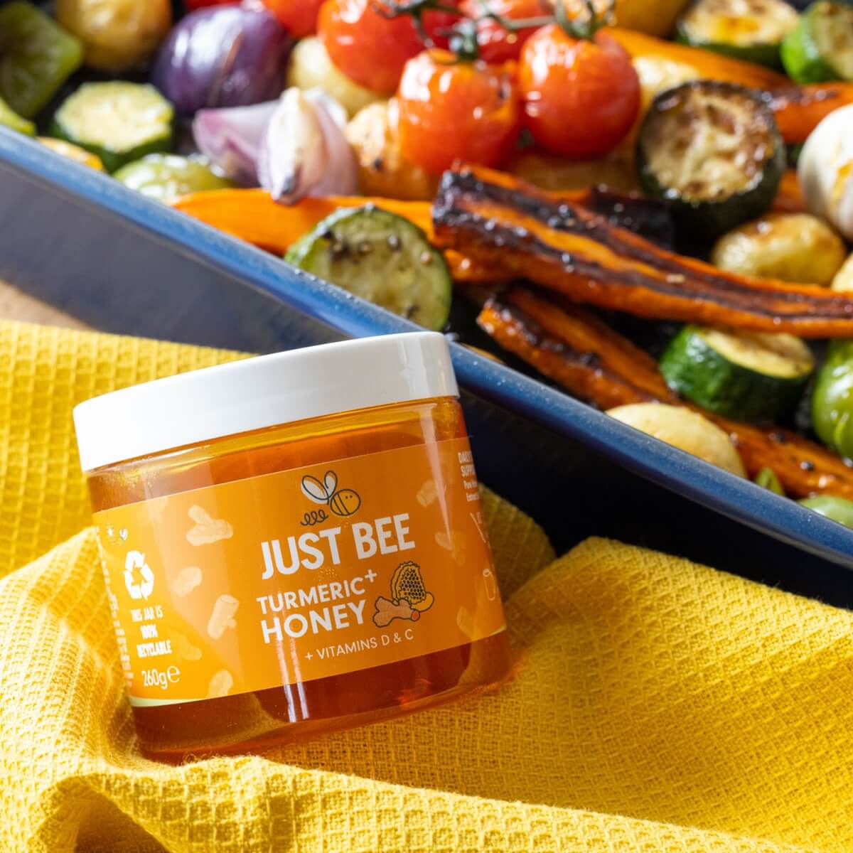 Turmeric+ Honey with Turmeric Extract, Vitamins D & C (260g)